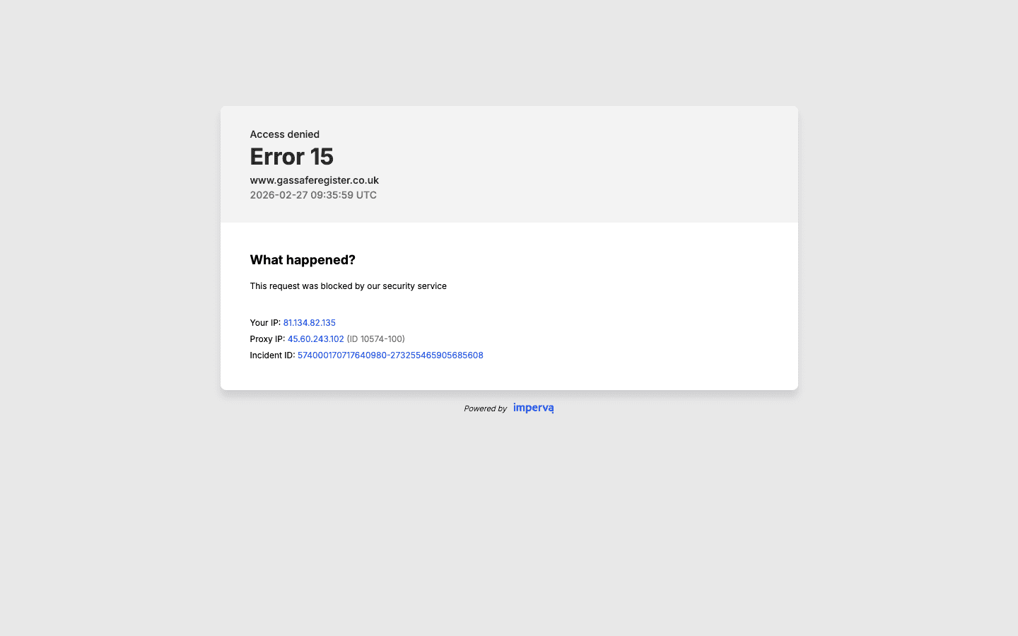Gas Safe Register app for checking engineer credentials